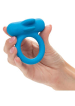 Load image into Gallery viewer, Silicone Rechargeable Double Trouble Cock Ring
