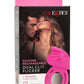 Silicone Rechargeable Dual Clit Flicker Vibrating Cockring Multispeed Waterproof - Pink