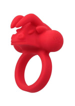 Load image into Gallery viewer, Silicone Rechargeable The Matador Cock Ring - Red
