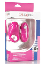Load image into Gallery viewer, Silicone Remote Pleasure Ring Silicone Waterproof Rechargeable - Pink
