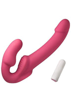 Load image into Gallery viewer, Simply Sweet Candy Crush Vibrating Rechargeable Silicone Strapless Strap-On - Pink
