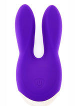 Load image into Gallery viewer, Sincerely Peace Vibe Silicone Rechargeable Vibrator - Purple
