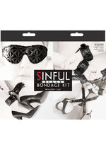 Load image into Gallery viewer, Sinful Bondage Vinyl Kit - Black - Set Of 4
