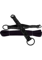 Load image into Gallery viewer, Sinful Vinyl Bed Restraint Straps Kit - Black