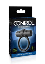 Load image into Gallery viewer, Sir Richard&#39;s Control Rechargeable Vibrating Silicone Cock Ring - Black
