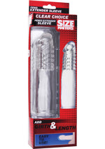 Load image into Gallery viewer, Size Matters Clear Choice Penis Extension Sleeve - Clear
