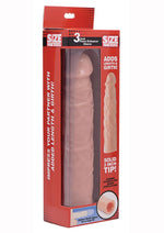 Load image into Gallery viewer, Size Matters Penis Extender Sleeve 3in - Vanila - Flesh
