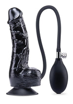 Load image into Gallery viewer, Size Up 6 Inflatable Dildo with Balls - Black