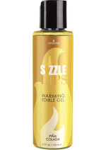 Load image into Gallery viewer, Sizzle Lips Warming Edible Gel Pina Colada - 4.2oz
