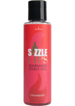 Load image into Gallery viewer, Sizzle Lips Warming Edible Gel Strawberry - 4.2oz
