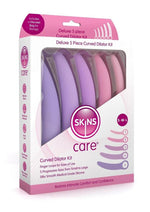 Load image into Gallery viewer, Skins Care Curved Silicone Dilators - Pink/Purple - 5pc/Set