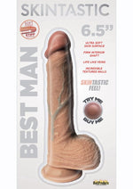 Load image into Gallery viewer, Skintastic So Vein Realistic Dildo with Balls Waterproof - Vanilla - 6.5in
