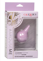 Load image into Gallery viewer, Slay #Arouseme Silicone Rechargeable Massager - Purple