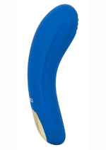 Load image into Gallery viewer, Slay #Temptme Silicone Rechargeable Bullet - Blue
