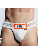 Load image into Gallery viewer, Slingjock Slider Jock Strap - White Snow - XLarge