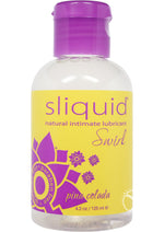 Load image into Gallery viewer, Sliquid Naturals Swirl Water Based Flavored Lubricant Pina Colada - 4oz
