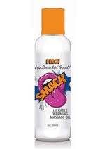 Load image into Gallery viewer, Smack Lickable Massage Oil 2oz - Peach
