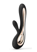 Load image into Gallery viewer, Soraya 2 Rechargeable Rabbit Vibrator - Black
