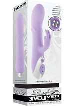 Load image into Gallery viewer, Spinderella Rechargeable Silicone Dual Vibe - Purple
