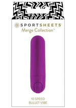 Load image into Gallery viewer, Sportsheets 10 Speed Bullet Vibrator - Purple
