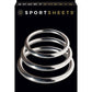 Sportsheets Metal O Ring Cock Ring - Metal/Silver - 3 Pack