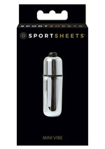 Load image into Gallery viewer, Sportsheets Mini Peanut Bullet Vibrator - Silver
