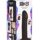 Squeeze-It Squeezable Phallic 6.75in Dildo - Black