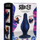 Squeeze-It Squeezable Silicone Tapered Anal Plug - Blue - Large