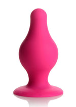 Load image into Gallery viewer, Squeeze-It Squeezable Silicone Tapered Anal Plug - Pink - Small
