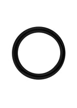 Load image into Gallery viewer, Stainless Steel Round Cock Ring - Black - 45mm
