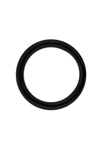 Load image into Gallery viewer, Stainless Steel Round Cock Ring - Black - 50mm
