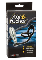 Load image into Gallery viewer, Star Fucker Glider Plug Silicone Dual Enhancer - Black
