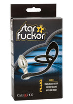 Load image into Gallery viewer, Star Fucker Mini Plug Silicone Dual Enhancer - Black
