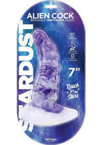 Load image into Gallery viewer, Stardust Alien Silicone Dildo - Purple/White