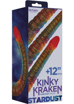 Load image into Gallery viewer, Stardust Kinky Kraken Silicone Dildo with Suction Cup - Multicolor - 13in