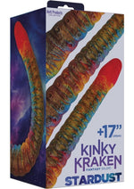 Load image into Gallery viewer, Stardust Kinky Kraken Silicone Dildo with Suction Cup - Multicolor - 17in