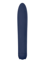 Load image into Gallery viewer, Straight Forward Rechargeable Silicone Vibrator - Blue
