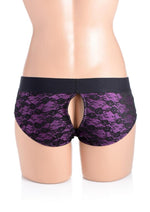 Load image into Gallery viewer, Strap U Lace Envy Lace Crotchless Panty Harness
