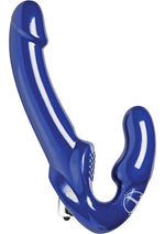Load image into Gallery viewer, Strap U Revolver II Vibrating Strapless Strap-On - Blue/Purple
