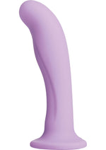 Load image into Gallery viewer, Strap U Royal Heart-On Silicone 6in Dildo - Purple