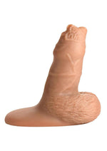 Load image into Gallery viewer, Strap U Uncut Packer Silicone 5.1in Dildo - Caramel
