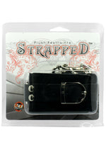 Load image into Gallery viewer, Strapped Plush Restraints - Black