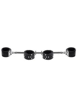 Load image into Gallery viewer, Strict Leather Adjustable Swiveling Spreader Bar with Leather Cuffs