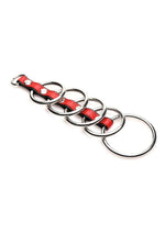 Load image into Gallery viewer, Strict Leather Cock Gear Leather and Steel Gates Of Hell - Metal/Red
