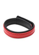 Load image into Gallery viewer, Strict Leather Cock Gear Velcro Leather Cock Ring - Red
