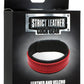 Strict Leather Cock Gear Velcro Leather Cock Ring - Red