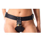 Strict Leather Female Chastity Belt - Black