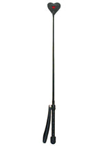 Load image into Gallery viewer, Strict Leather Heart Tip Crop - Black