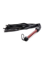Load image into Gallery viewer, Strict Leather Red and Black Handle Deerskin Flogger
