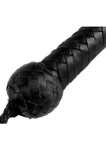 Load image into Gallery viewer, Strict Leather Turkish Knot Whip - Black - 4ft
